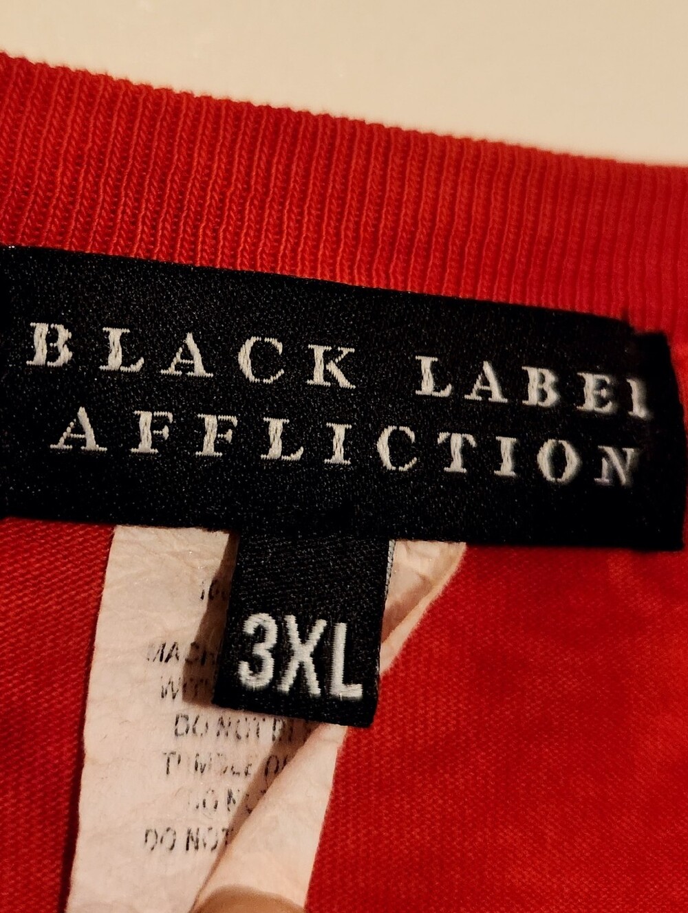 Affliction Black Label | Men's Red Graphic Short Sleeve T-Shirt (Size XXXL/3XL) - Picture 2 of 12